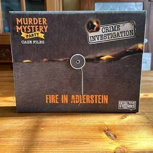 Murder Mystery Party Game - ‘Fire in Adlerstein’.